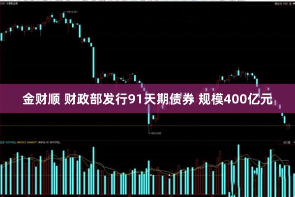 金财顺 财政部发行91天期债券 规模400亿元