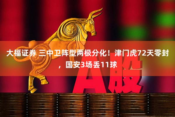 大福证券 三中卫阵型两极分化！津门虎72天零封，国安3场丢11球