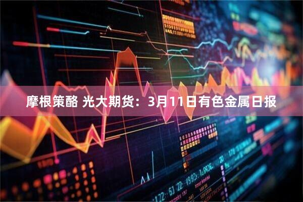 摩根策酪 光大期货：3月11日有色金属日报